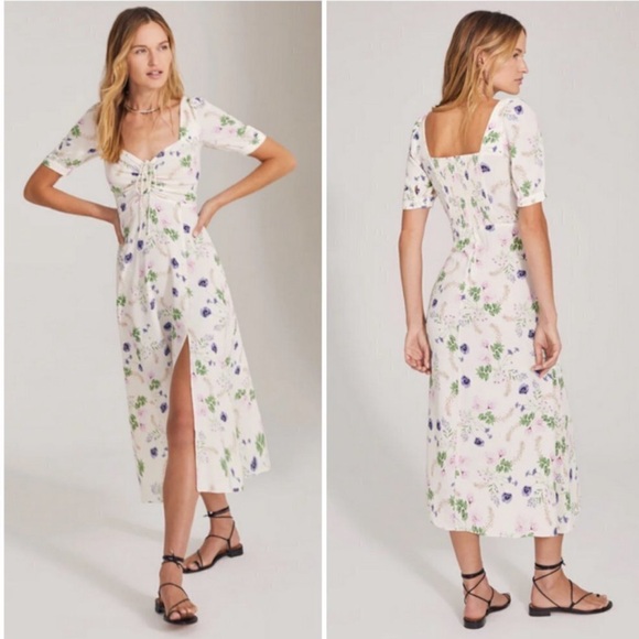 Favorite Daughter The Vineyard Dress in Spring Floral NEW - Picture 4 of 9